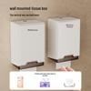 Punch-Free Wall-Mounted Tissue Box Holder for Bathroom, Kitchen, and Living Room
