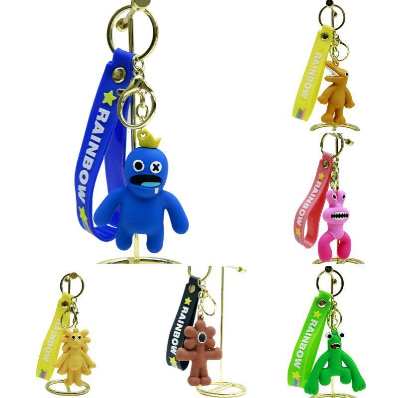 Stylish Roblox Rainbow Friends Pvc Keychain Kids Gift Xmas Ornament