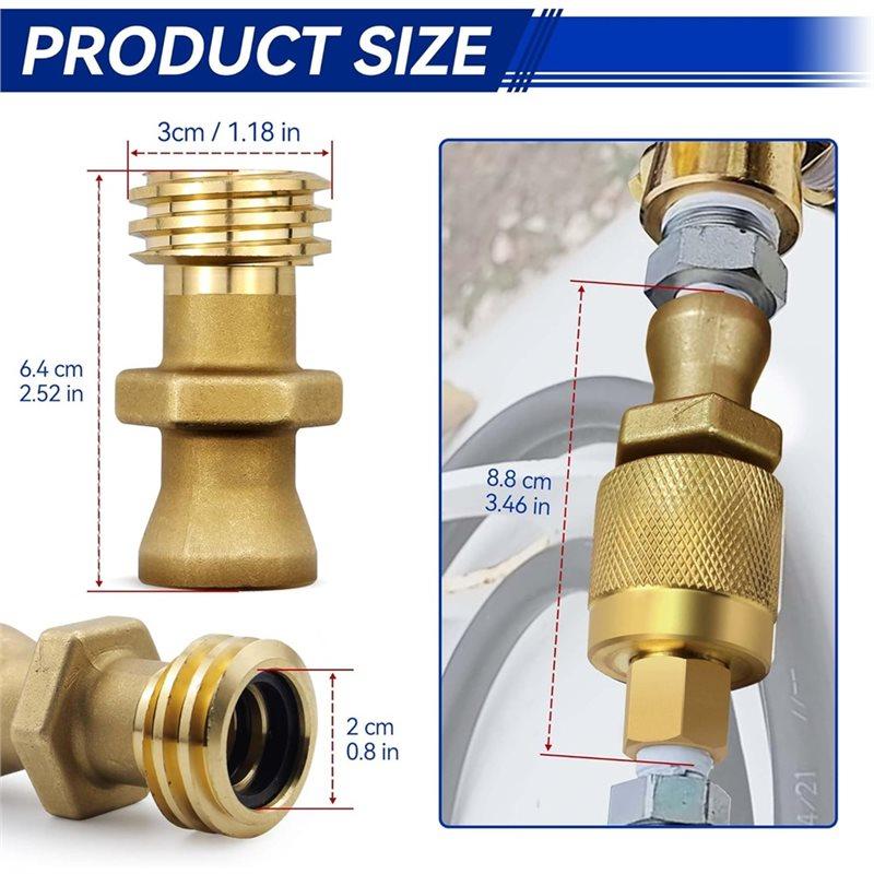 Premium-For LPG Forklifts Compatible RE7141M Propane Tank Connector, Male Connection Fitting Adapter Valve