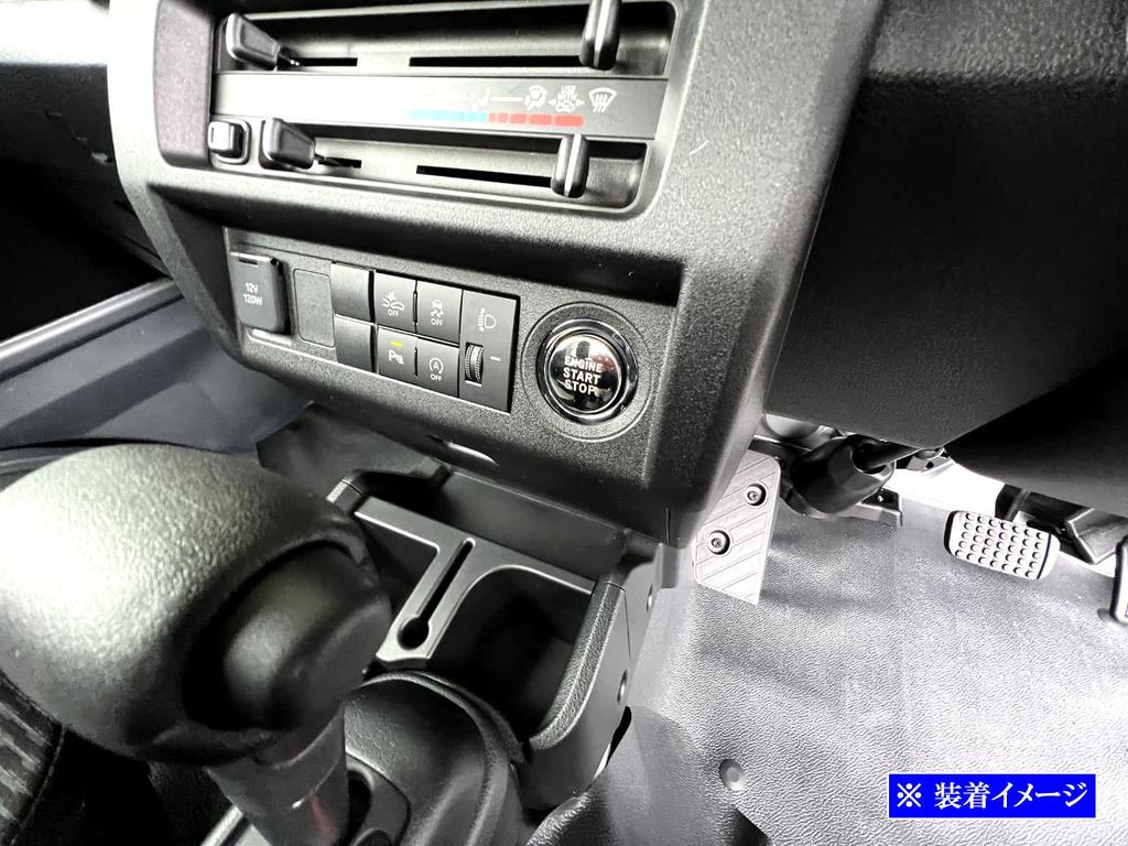 BRIGHTZ Hijet Truck S500P S510P Late Super Mirror Stainless Plating