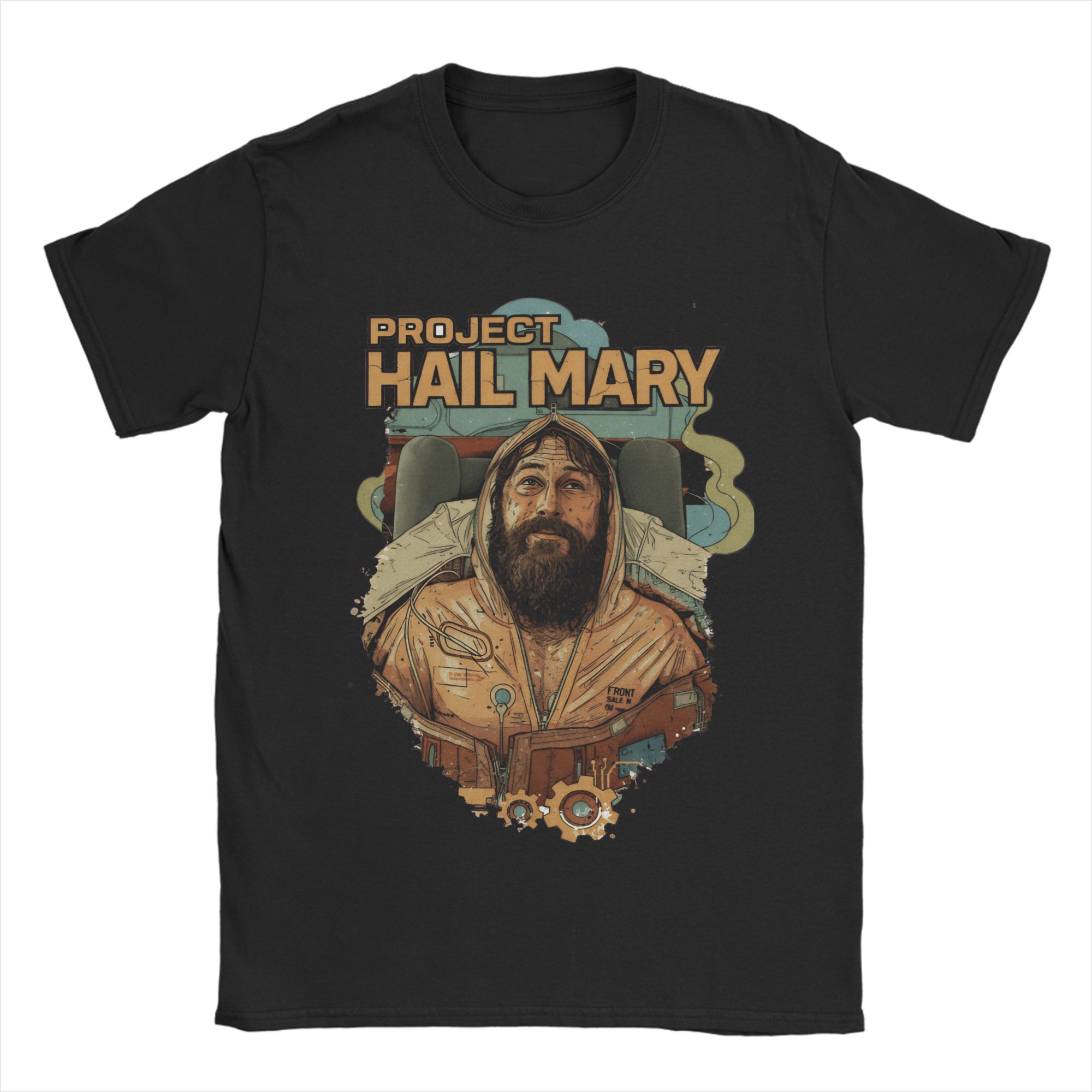 Unisexs Project Hail Mary Scary Space Monster Rocky Quote T Shirts  Pure Cotton Clothing Beach Aesthetic Short Sleeve TShirt Gift S