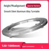 Adjustable Aluminum Dining Table Turntable with Rotating Track