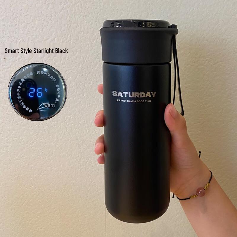 ZISIZ Stylish Large Capacity Tea Infuser Thermos Cup