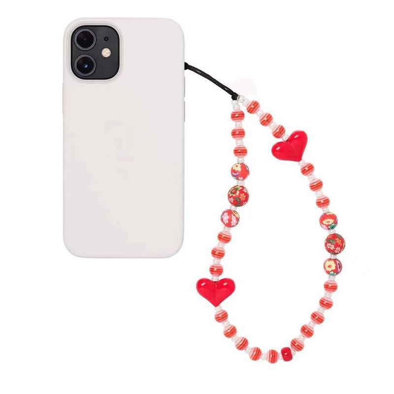 KKBEAD Portable Pendant with High-End Soft Clay Printed Beads for Mobile Phones - Star Style