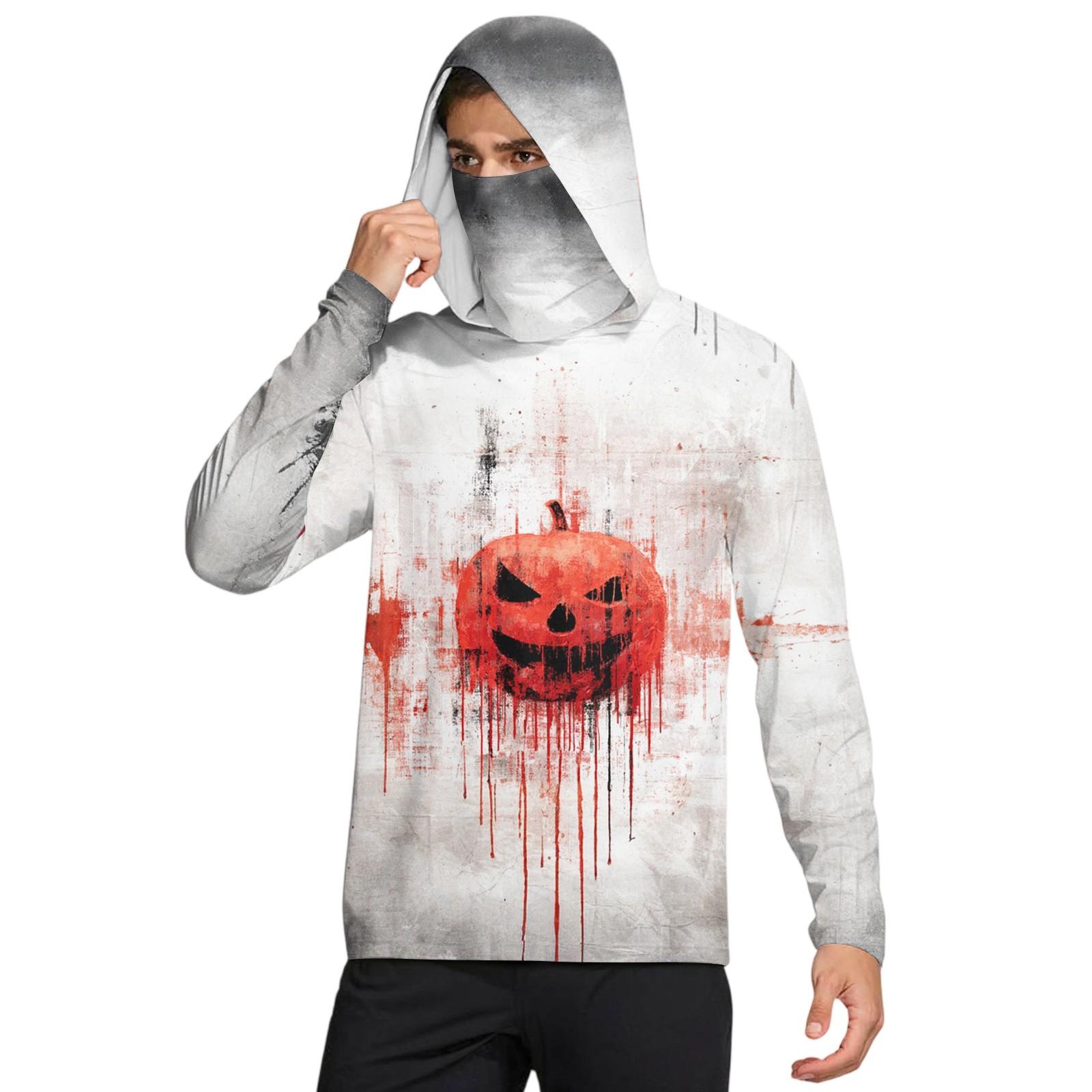 

Мужская рубашка с защитой от солнца UPF50+, быстросохнущая рубашка с длинным рукавом, рубашка для бега, тренировок, рыбалки XL белый