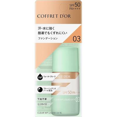 Coffret Dor Clear WP Liquid UVn 03 SPF50 PA++++ Foundation 30ml Healthy Skin Tone