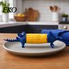 Heat Resistant Corn Forks Dinosaur Holders, Durable 3D Printing Lightweight Sturdy Prongs, Fun Safe Fork, for Hot BBQ Party Dining Table
