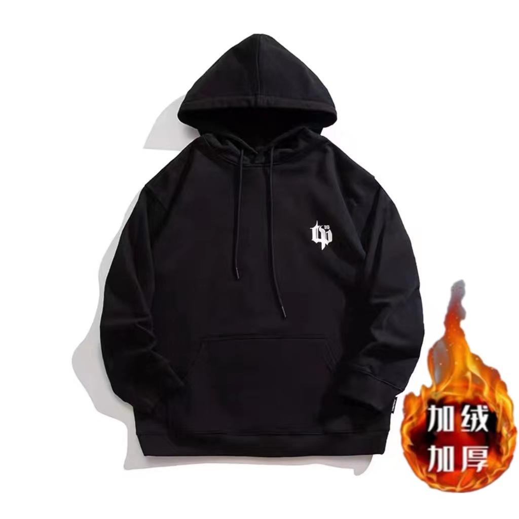 Soft and high quality fabrics wrinkle resistant men's street sports casual breathable loose fashion trend comfortable tops