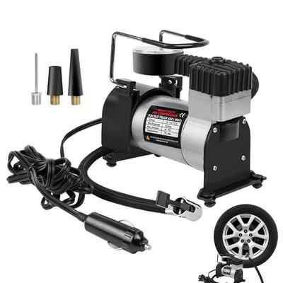Compresor de aer metalic portabil de lux, 12V 100psi, umflator de anvelope auto, pompă de umflare auto, umflare vehicul