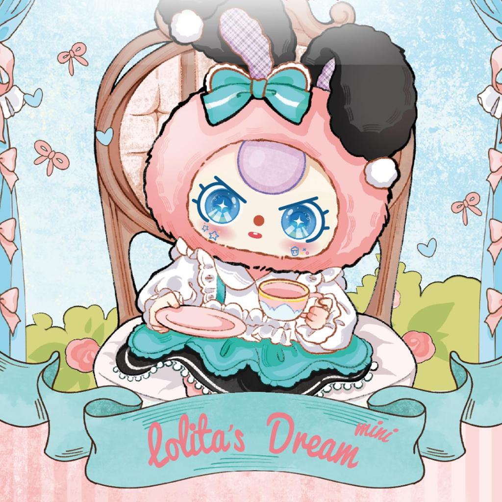 TOP TOY x Baby Three "Lolita's Dream" Series Plush Pendant [1 Piece] Gachapon Blind Box Figure Plastic Model Premium Toy Soft Vinyl Birthday Gift
