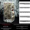 Multi-Layer Rotatable Jewelry Display Rack for Earrings, Necklaces, Rings, and Studs