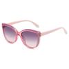 Children's new large-frame cat's eye sunglasses cute baby candy color versatile street photography trendy outdoor sunshade sunglasses