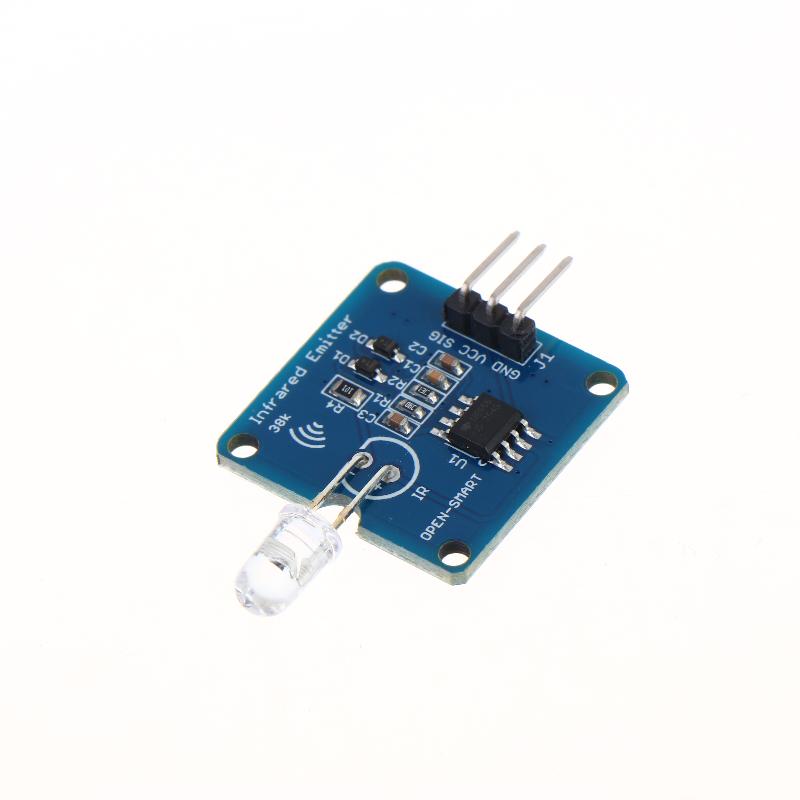 Infrarot-Transceiver-Kit Infrarot-Sender IR-Emitter mit 38 kHz Träger + IR-Empfängermodul Infrarot-Empfänger