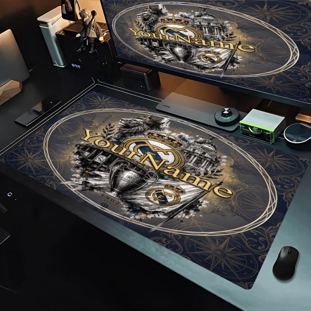 Cristiano Ronaldo Customize Your Name Mouse Pad Desk Mat Hd Print Desk Pad Nonslip Rubber Bottom Perfect Gift For Gamers
