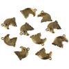 100Pcs Alloy Animal Head Charms 0.83*0.79inch. DIY Charms Gold Alloy Eagle Head Charms  Girls
