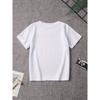 Boys Crew Neck Short Sleeve T-Shirt with Cartoon Dinosaur Print