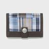 TCM Check Button Card Wallet (brown)