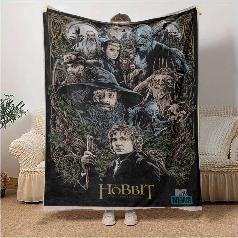 The Hobbit Movie Poster PrintPrint Blanket, Soft Blanket For Sofa Office Bed And Travelling Daughter Birthday Gift esj373