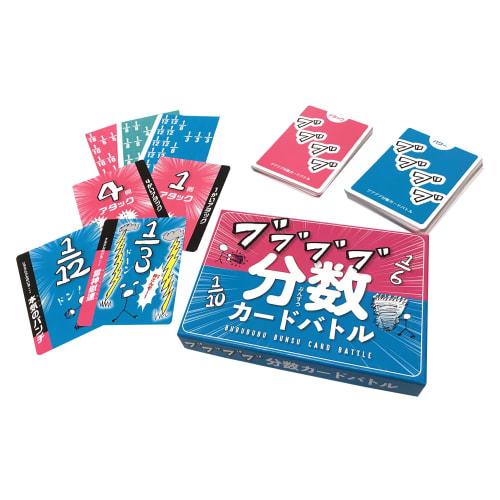 [Developed by Parents and Children! An Educational Math Game To Prevent Fraction Allergies] Bubububu Fraction Card Battle (ages 6 and Up / 2-player Ga