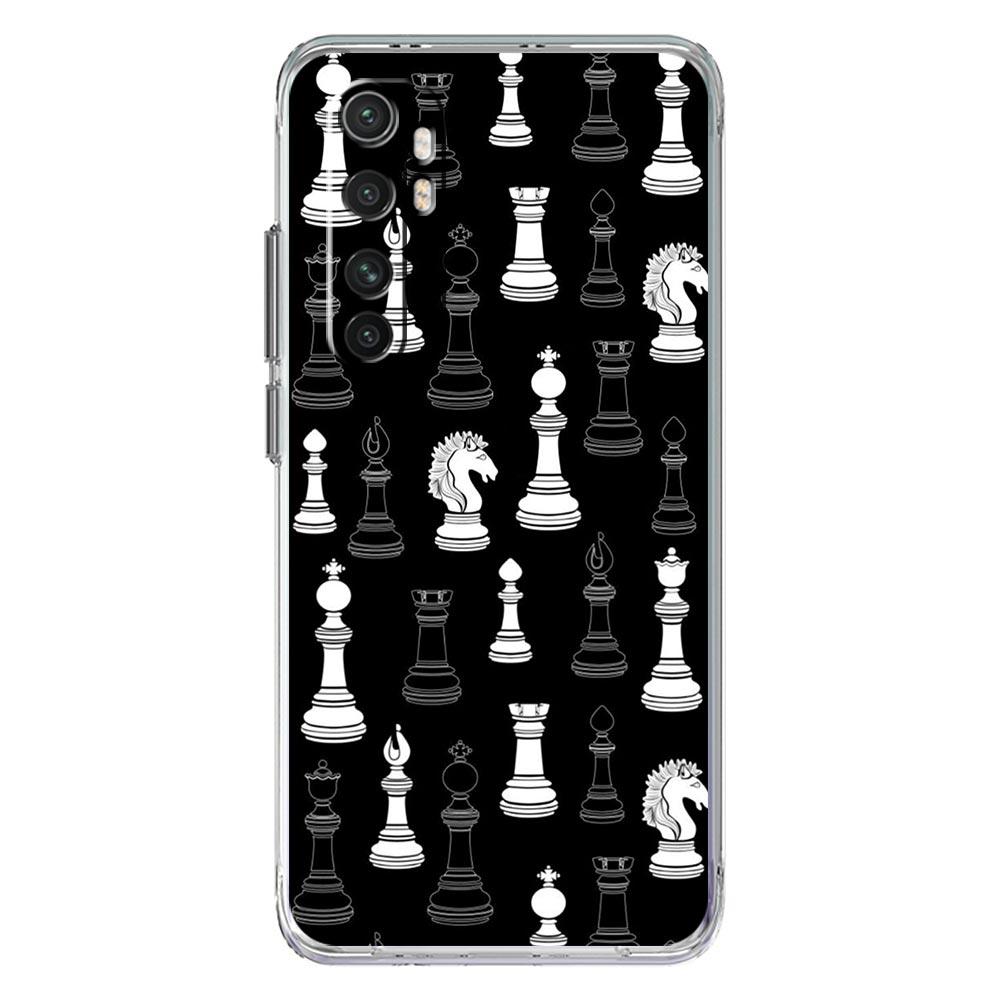 Phone Case For Xiaomi Mi Poco X7 X6 X5 NFC X3 F7 Ultra F6 Pro F3 15 14T 14 13T 11 12 13 Lite Clear TPU Cover chess board art