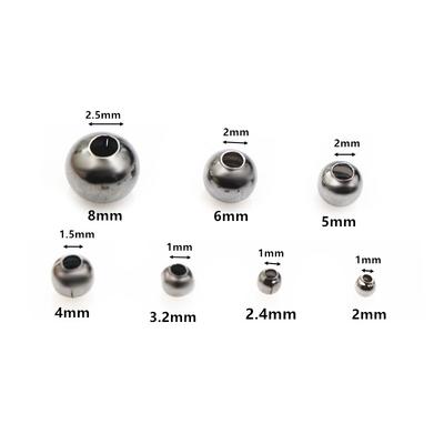 50-500pcs/lot 2-8mm Gold Silver Color Round Spacer Beads Ball End Seed Metal Beads For DIY Jewelry Making Findings Accessories