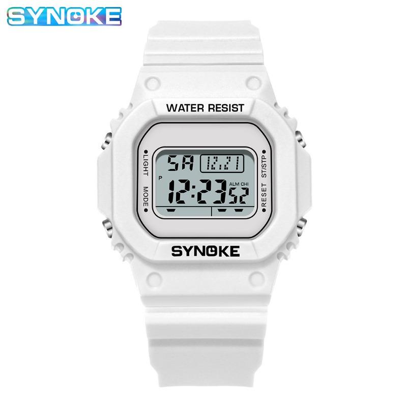 Top Brand New Student Watch Large Dial Waterproof Men and Women Couple College Style Sports Electronic Watch Trendy