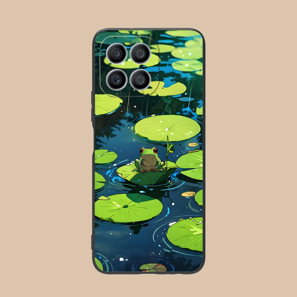 

Милый чехол-лягушка для телефона Honor 90 80 70 60 50 30 20 10 9 8 7 Pro S SE Lite 5G Мягкий ТПУ Ударопрочный чехол Honor 8
