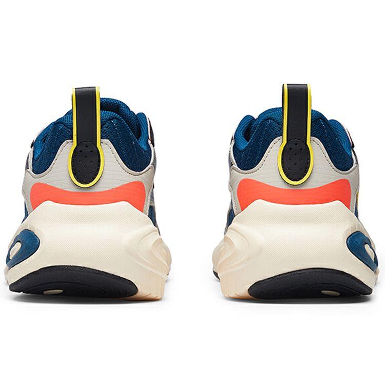 Anta Comfortable Shock Absorbing Low Top Running Shoes Men Sneakers Blue Black 112025591-2