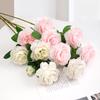Artificial Peony and Rose Flower Bouquet