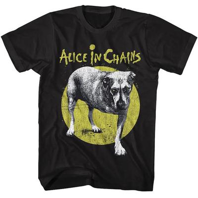 ALICE IN CHAINS  Self-Titled Music Album Three-legged Dog Alt Rock Concer Unisex T-Shirt