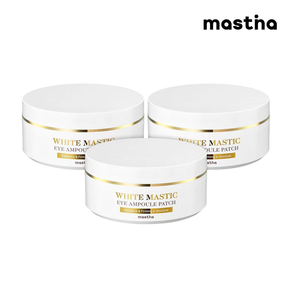 MASTINA White Mastic Eye Ampoule Patch 60 sheets 3pcs