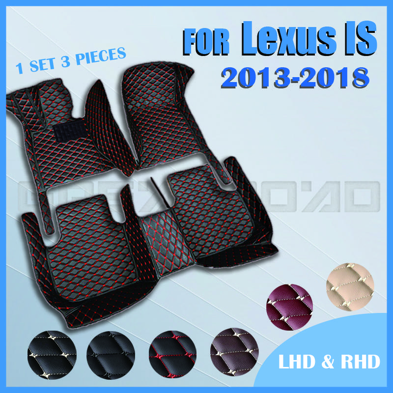 

Автомобильные коврики для LEXUS IS series 300 200t 250 2013 2014 2015 2016 2017 2018 Пользовательские автомобильные подушечки для ног автомобильный ковер