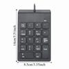 Efficient Mini Wired Numeric Keypad Ergonomic Portable USB Digital Keyboard Compact Professional Notebook Keyboard Accounting