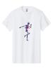 Tanzendes Skelett Herren Grafik-T-Shirt, 100% Baumwolle, Lässige Sommerkleidung