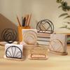 Napkin Holder Countertop Napkin Organizer Desktop Paper Dispenser with Wood Base for Restaurants Cocktail Cookouts Bar Decor New