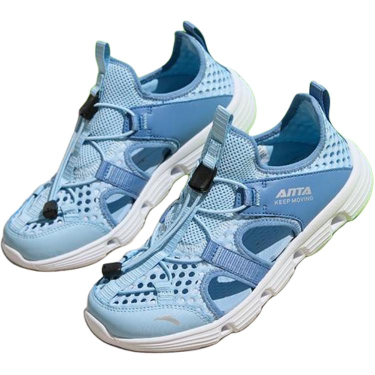 Anta Fashionable Versatile Trendy Kids Sandals Kids Sandals Waterfall-Blue A312426906H-3