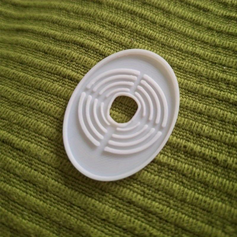 

1pcs Electric Toothbrush Charging Mat, Silicone Drain Tray Protector, Hygienic Waterproof Base Cover for Oral Care білий