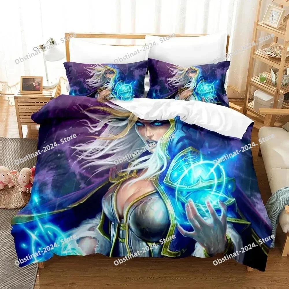 Hearthstone Heroes of Warcraft Bedding Set Printed single Comforter Quilt Duvet Cover Pillow Case 3 Pieces Sets Kids Adult Size