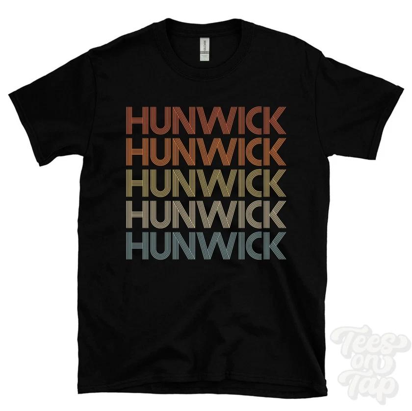 Retro Name Graphic Tee Repeated Text Style Funny Novelty Shirt Unisex S-3XL M