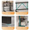 Household microwave oven rack Metal multi-layer kitchen countertop storage rack Adjustable height oven rack
