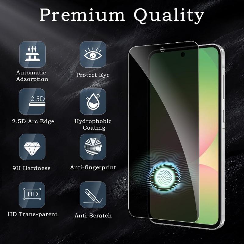 2in1 9H Privacy Screen And Lens Protector For Google Pixel 10 9 A/ProXL 8 A/Pro HD Fingerprint Unlock Tempered Glass Screen Film