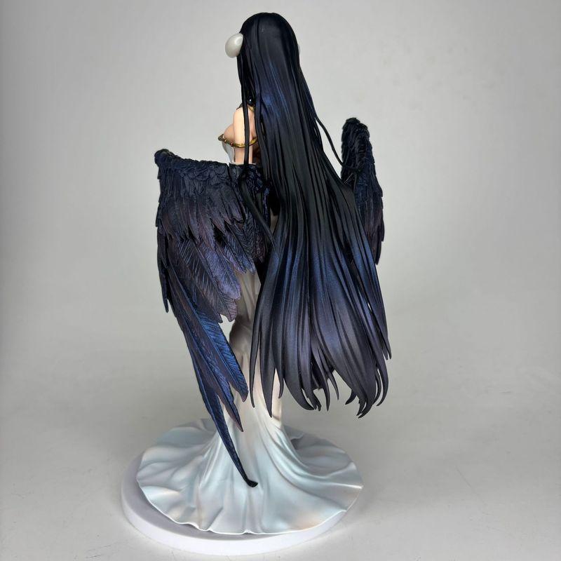 New Gk Statue 24cm Overlord Albedo Pure White Devil Girl Figurine Model Collection Desktop Ornament Boy Birthday Gift Fans