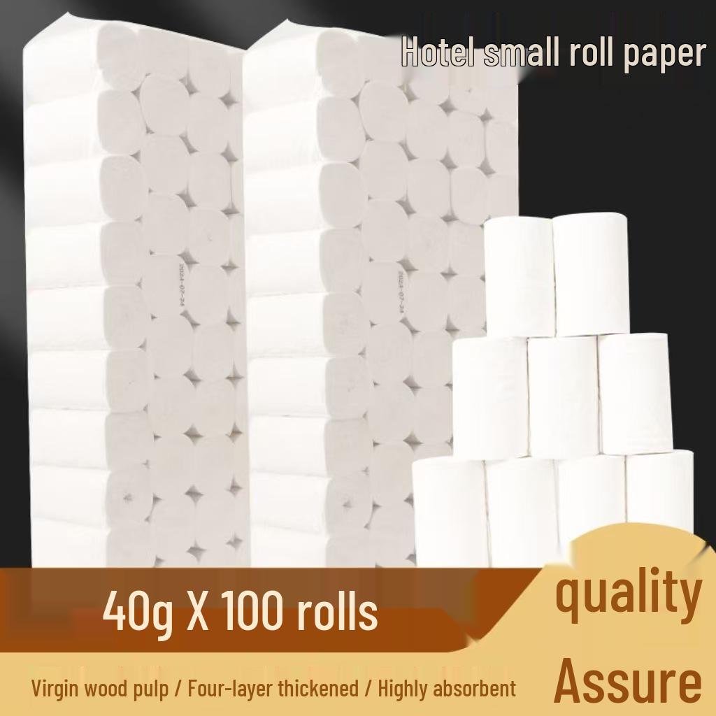 Coreless Hotel & Guest Room Toilet Paper Rolls for B&Bs and Offices