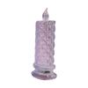 Yousheng 1/5Pcs LED Faux Crystal Candle Light Rose Shadow Electric Flameless Flickering Simulation Candle Lamp Anniversary Wedding Christmas
