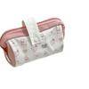 Cat Cartoon Canvas Pen Bag With Large Capacity And Portable Design For Students And Girls
