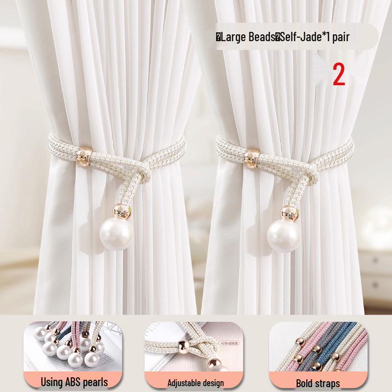 

Новое поступление: Магнитные подхваты для штор с жемчугом - Не требуется сверление