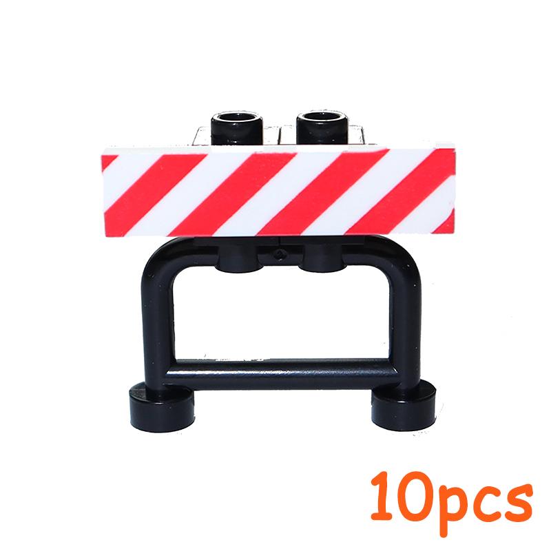 Non-Toxic Moc City Traffic Road Signs Signal Light Building Block Bike Bicycle Scooter Motorcycle Vehicle Scene Construction Accessories