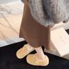 Huge Good-looking New Velvet Inner Height Increase Cm Mao Mao Shoes Women's Winter Temperament Versatile One Pedal To Keep Warm