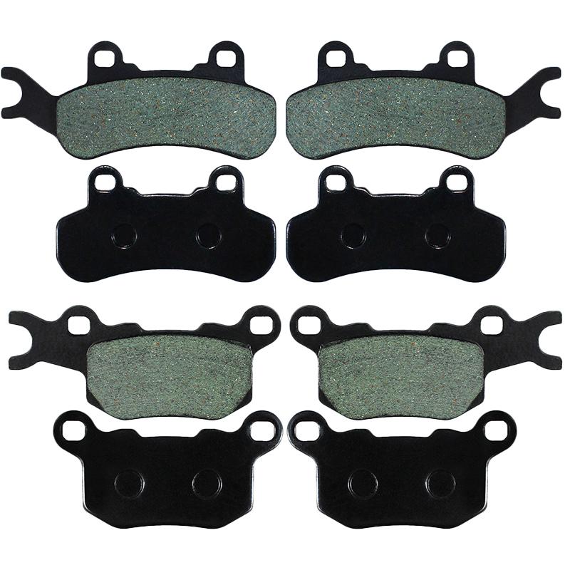 Cyleto Motorcycle Front Rear Brake Pads for CAN AM Defender XT Cab 799 976 DPS 2016 HD8 799 976 17-21 Traxter HD8 HD10 2017-