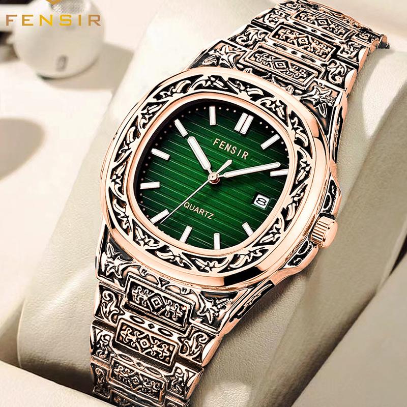 Luxus Herren Armbanduhr Leuchtend Wasserdicht Datum Herrenuhr Edelstahl Herren Quarzuhren Lässige Herrenuhr